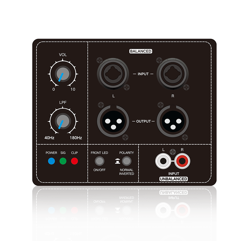 PL78SUB: Módulo funcional de subwoofer de entrada estéreo balanceada y no balanceada