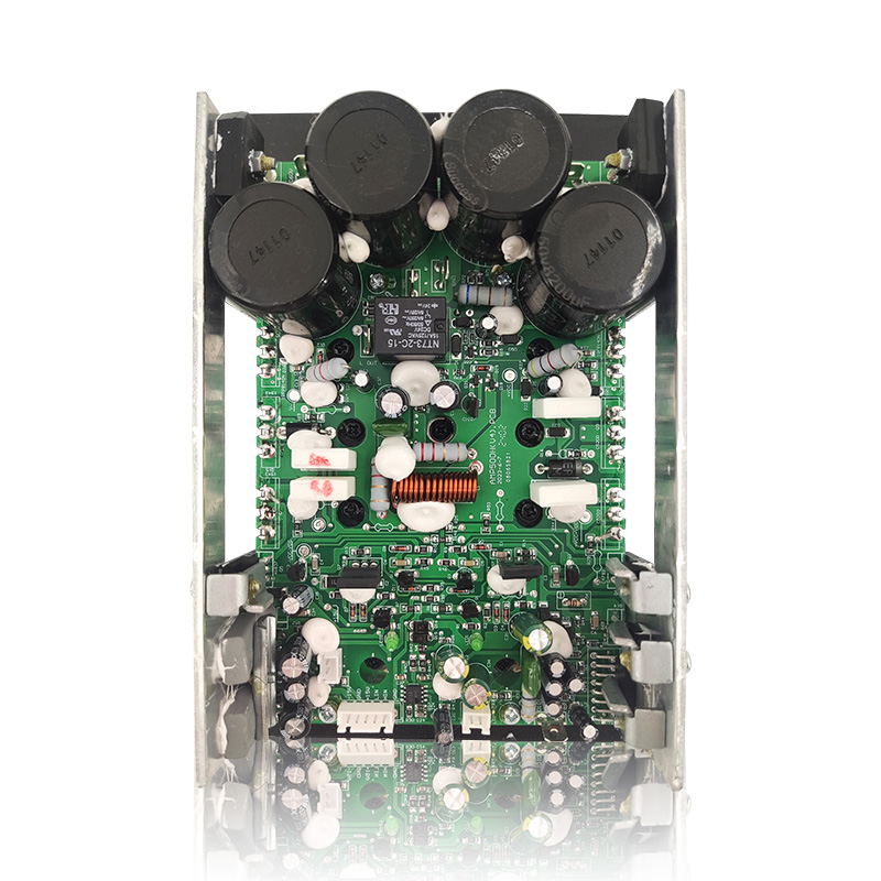 AMP500H+7294 – Módulo amplificador de potencia Clase H de alta potencia, LP 400W + HP 100W, con disipador de aluminio en forma de U