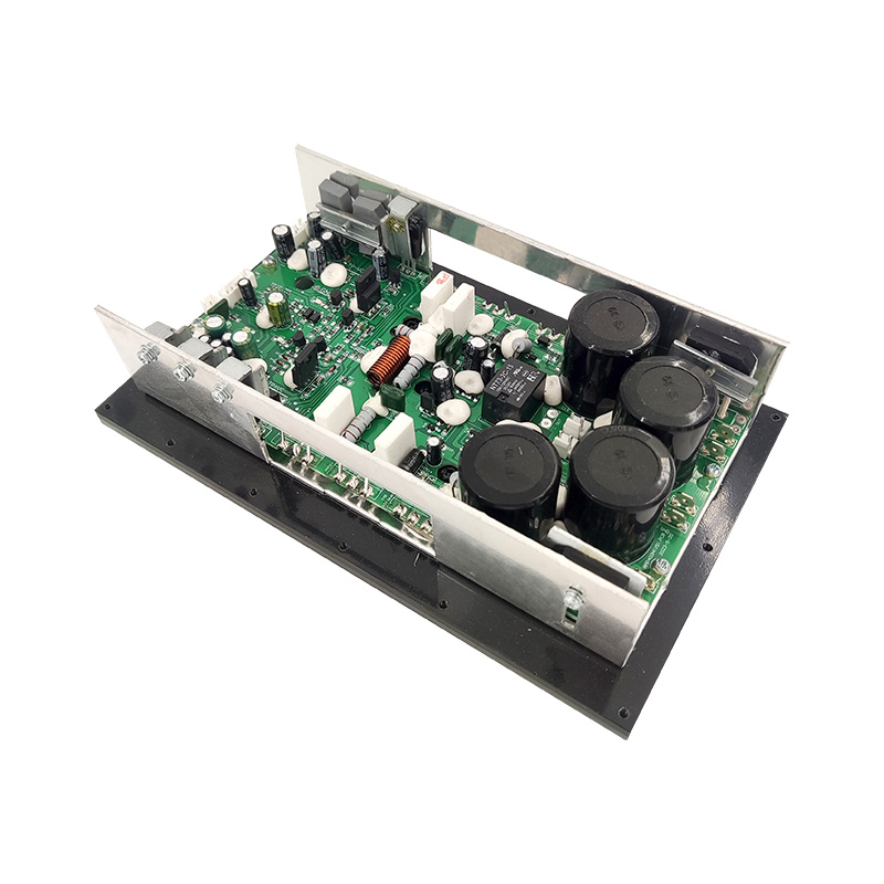 AMP400H+7294 – Módulo amplificador de potencia Clase H de alta potencia, LP 400W + HP 100W, con disipador de aluminio en forma de U