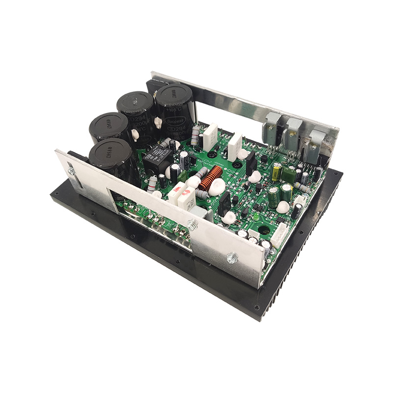 AMP500H+7294 – Módulo amplificador de potencia Clase H de alta potencia, LP 400W + HP 100W, con disipador de aluminio en forma de U