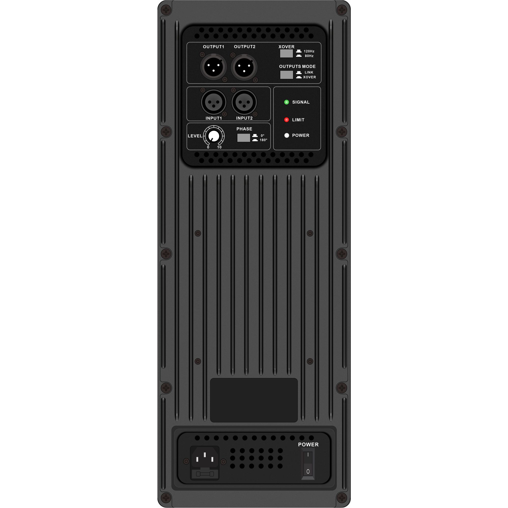 S15SUB Amplificador de sistema de subwoofer autoamplificado