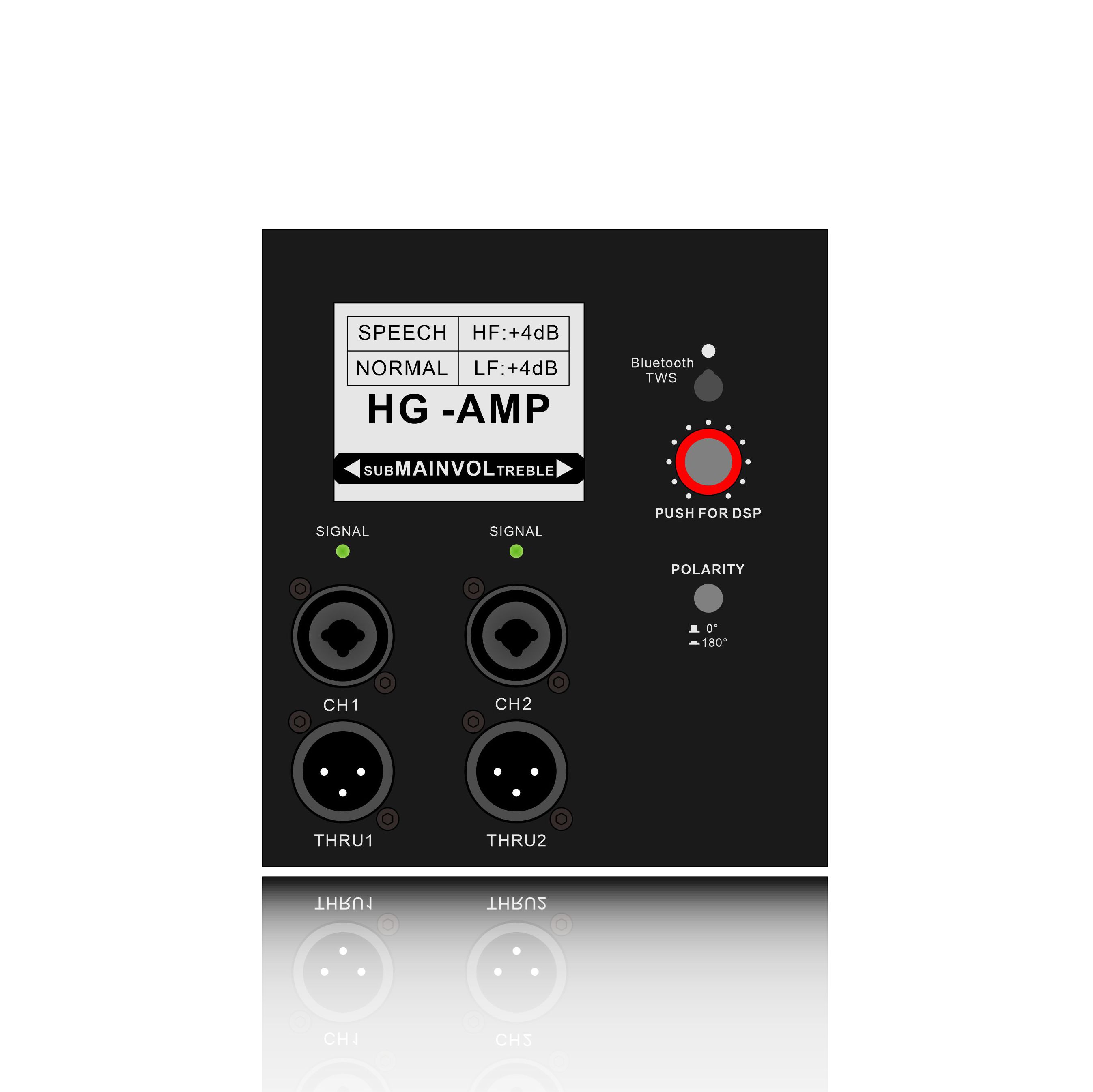 DSP718SUB – Módulo funcional para subwoofer activo con interfaz LCD, Bluetooth y TWS