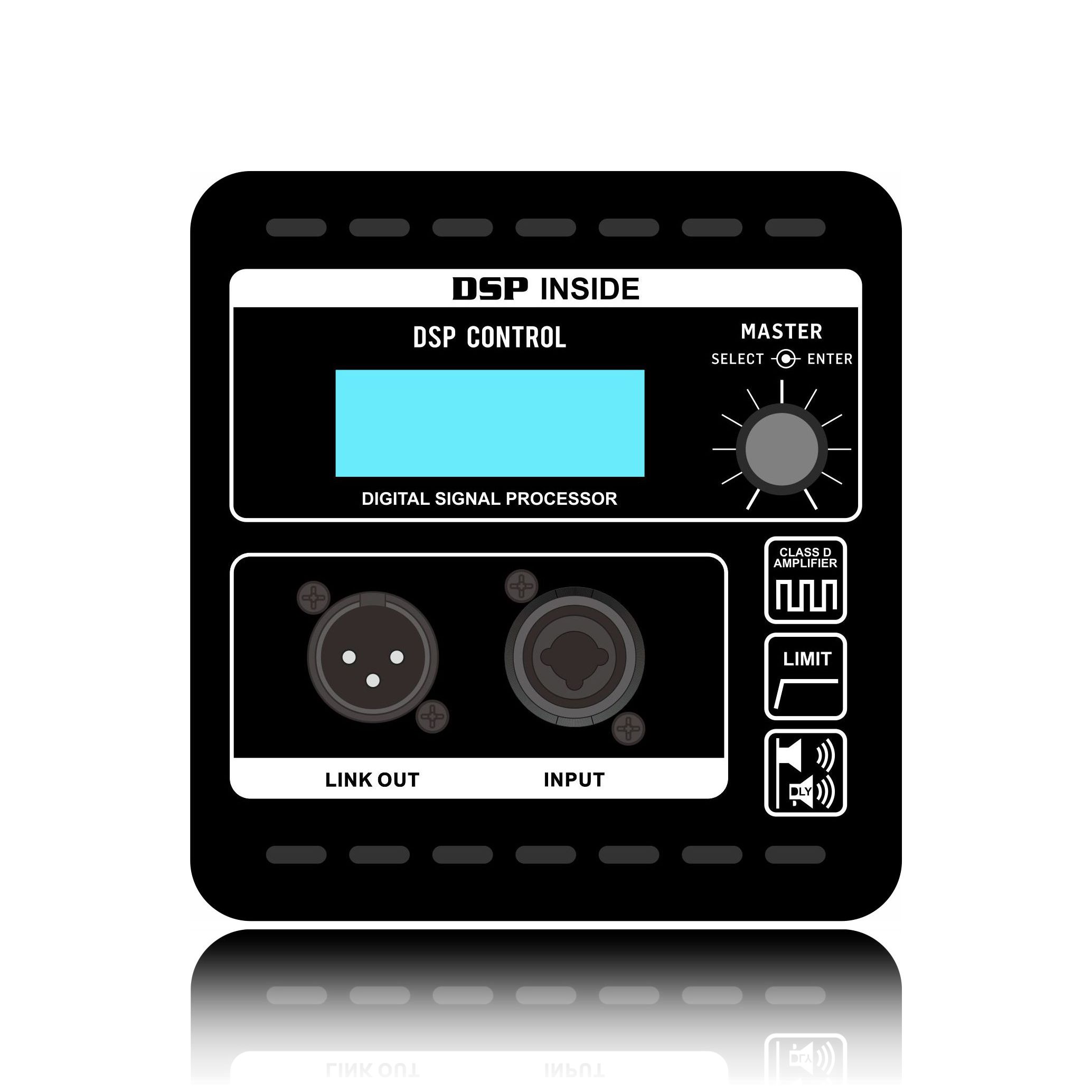 QMC800X Amplificador de potencia profesional para sistema line array activo