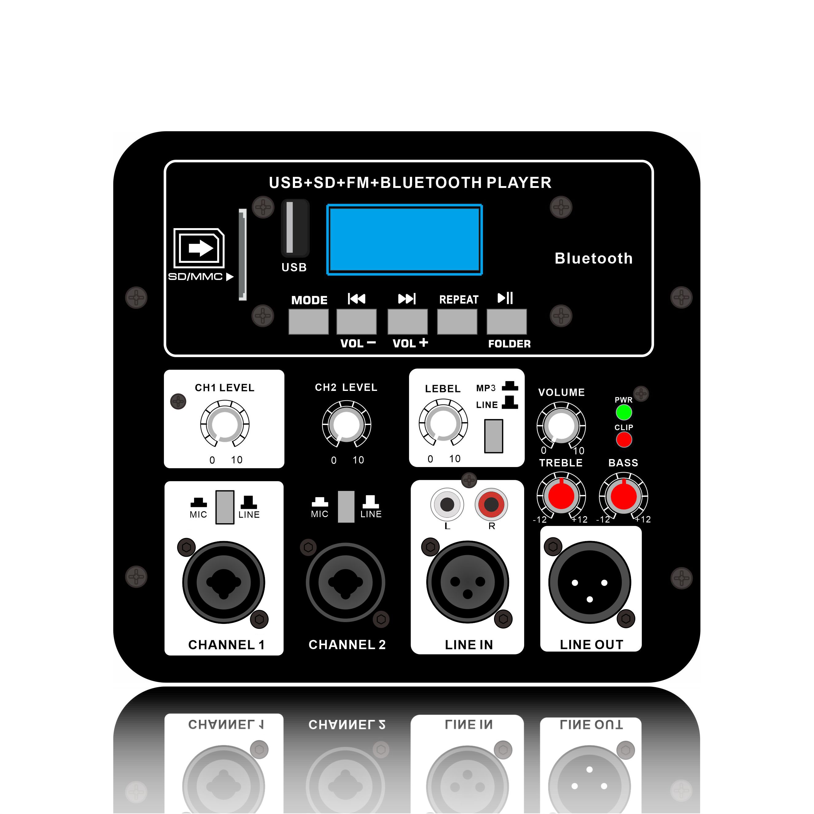 PL76 Amplificador para sistema PA autoamplificado clase H