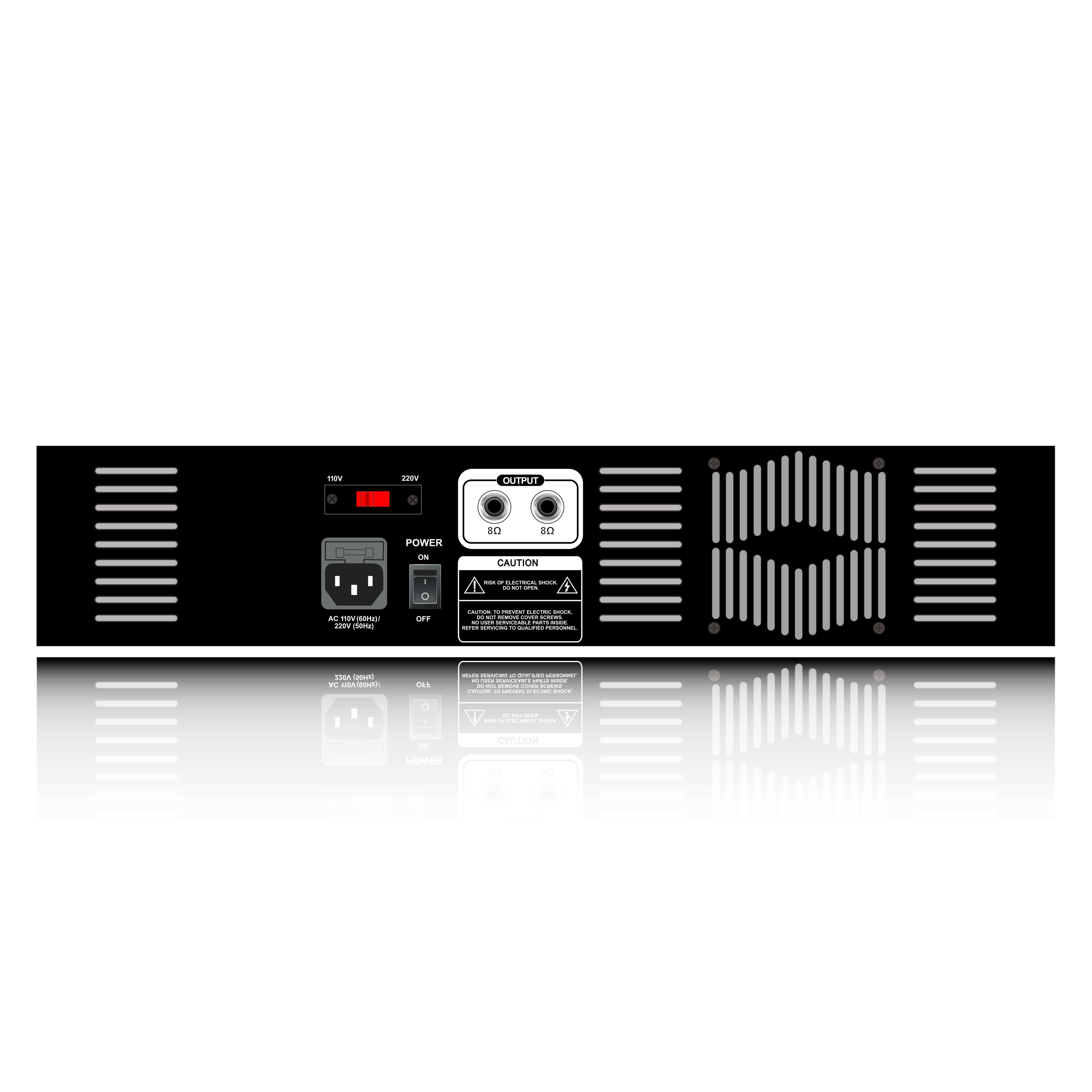 SB4100 Mezclador autoamplificado con caja de madera